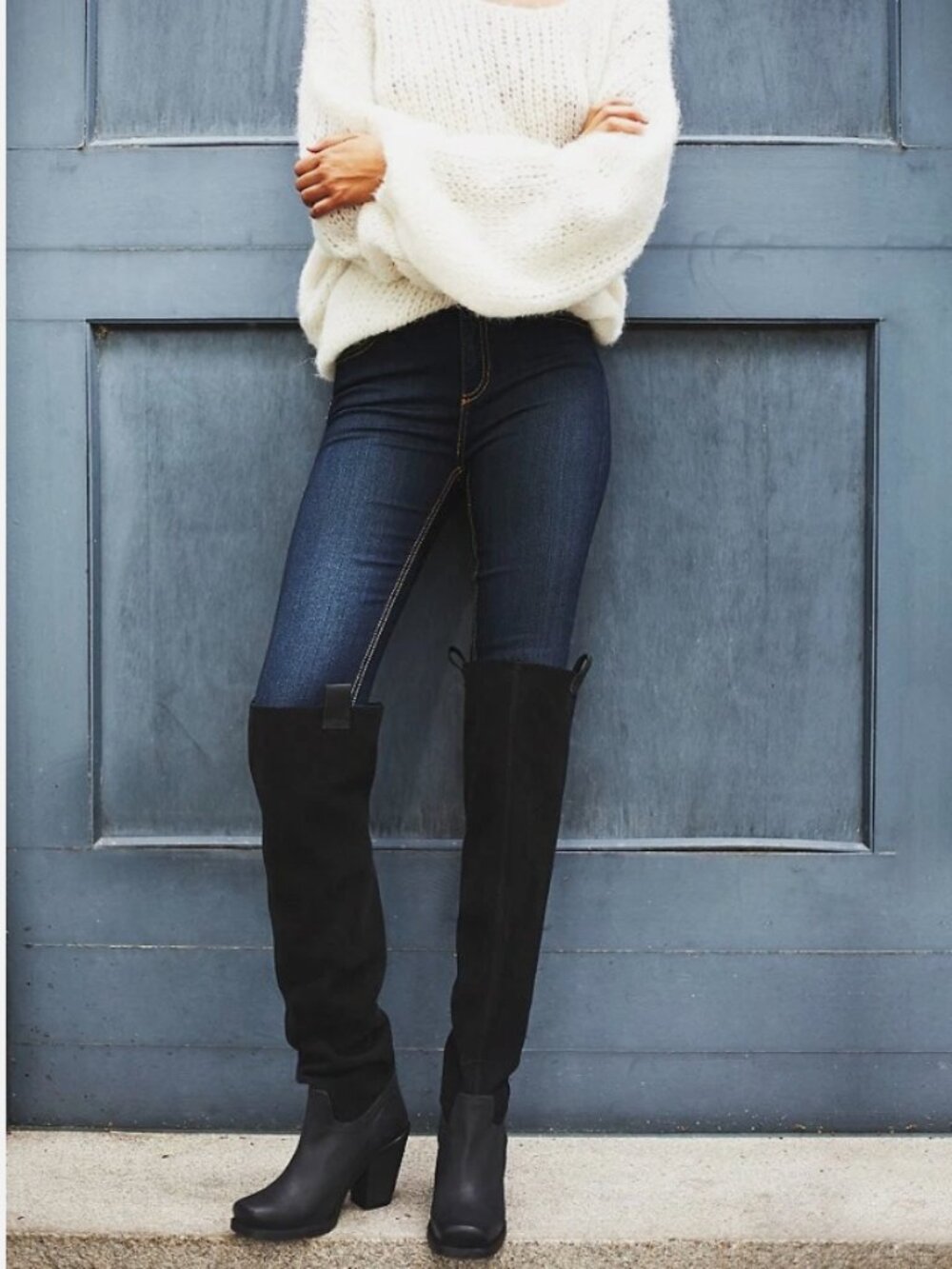 New Free People X Sixtyseven Staircase Suede Tall Boot Size 6 Women MSRP: $413